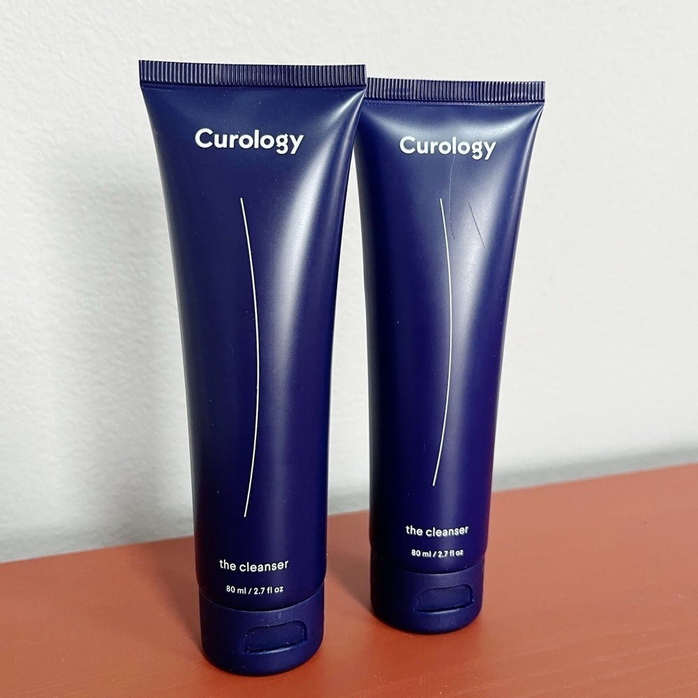 TWO NEW Curology The Cleanser Daily Acne Face Wash 80 ml/2.7 oz Fragrance Free